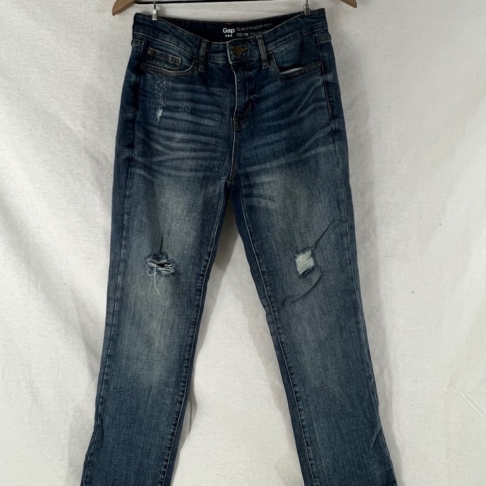Women's dark wash jeans
